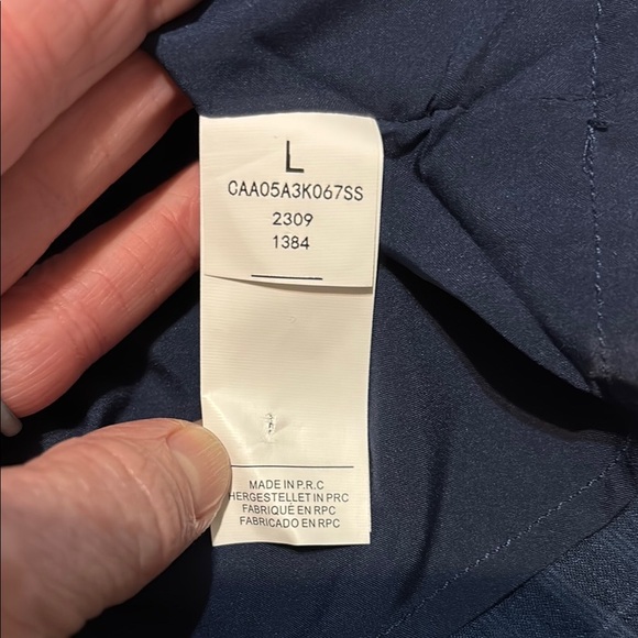 Cupshe Grid Print Navy Ruffled Mini Dress size L - Picture 7 of 14